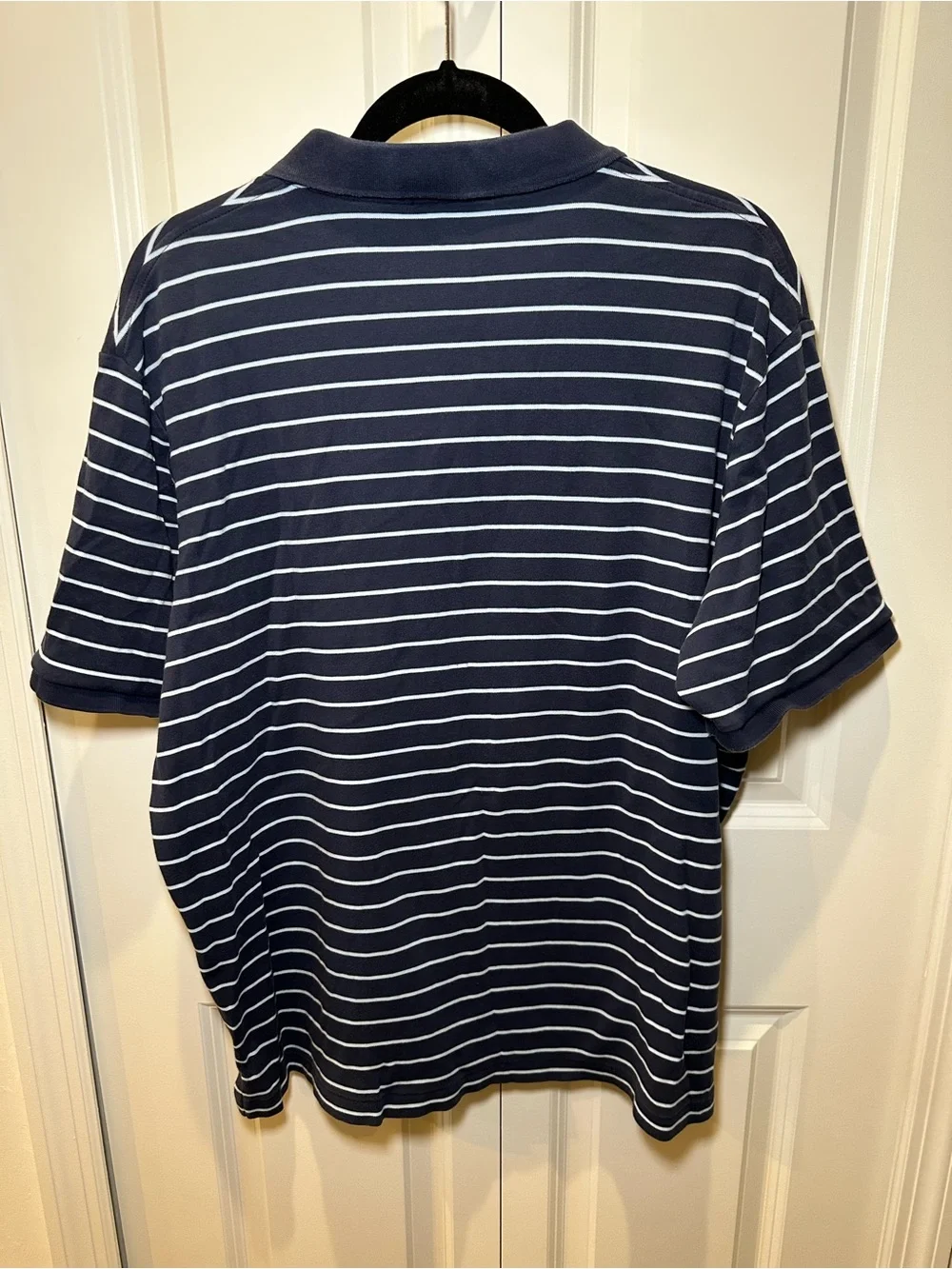 Polo by Ralph Lauren Men’s Navy with White Stripes Classic Fit Polo XL